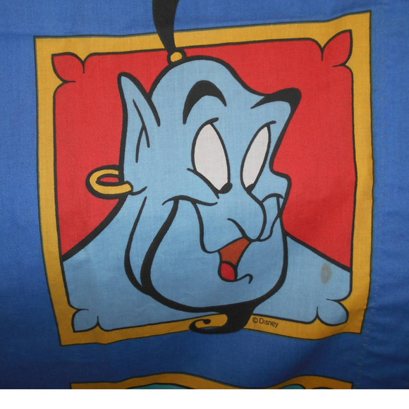 Vintage Disney 1993 Aladdin Curtain Set 14193 Genie, Abu, Iago - Picture 5 of 11